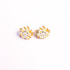 Vintage Daisy Pinwheel Earrings by Unsigned Beauty - Vintage Meet Modern Vintage Jewelry - Chicago, Illinois - #oldhollywoodglamour #vintagemeetmodern #designervintage #jewelrybox #antiquejewelry #vintagejewelry