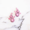 Vintage Pink Rhinestone Statement Earrings by Unsigned Beauty - Vintage Meet Modern Vintage Jewelry - Chicago, Illinois - #oldhollywoodglamour #vintagemeetmodern #designervintage #jewelrybox #antiquejewelry #vintagejewelry