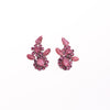 Vintage Pink Rhinestone Statement Earrings by Unsigned Beauty - Vintage Meet Modern Vintage Jewelry - Chicago, Illinois - #oldhollywoodglamour #vintagemeetmodern #designervintage #jewelrybox #antiquejewelry #vintagejewelry