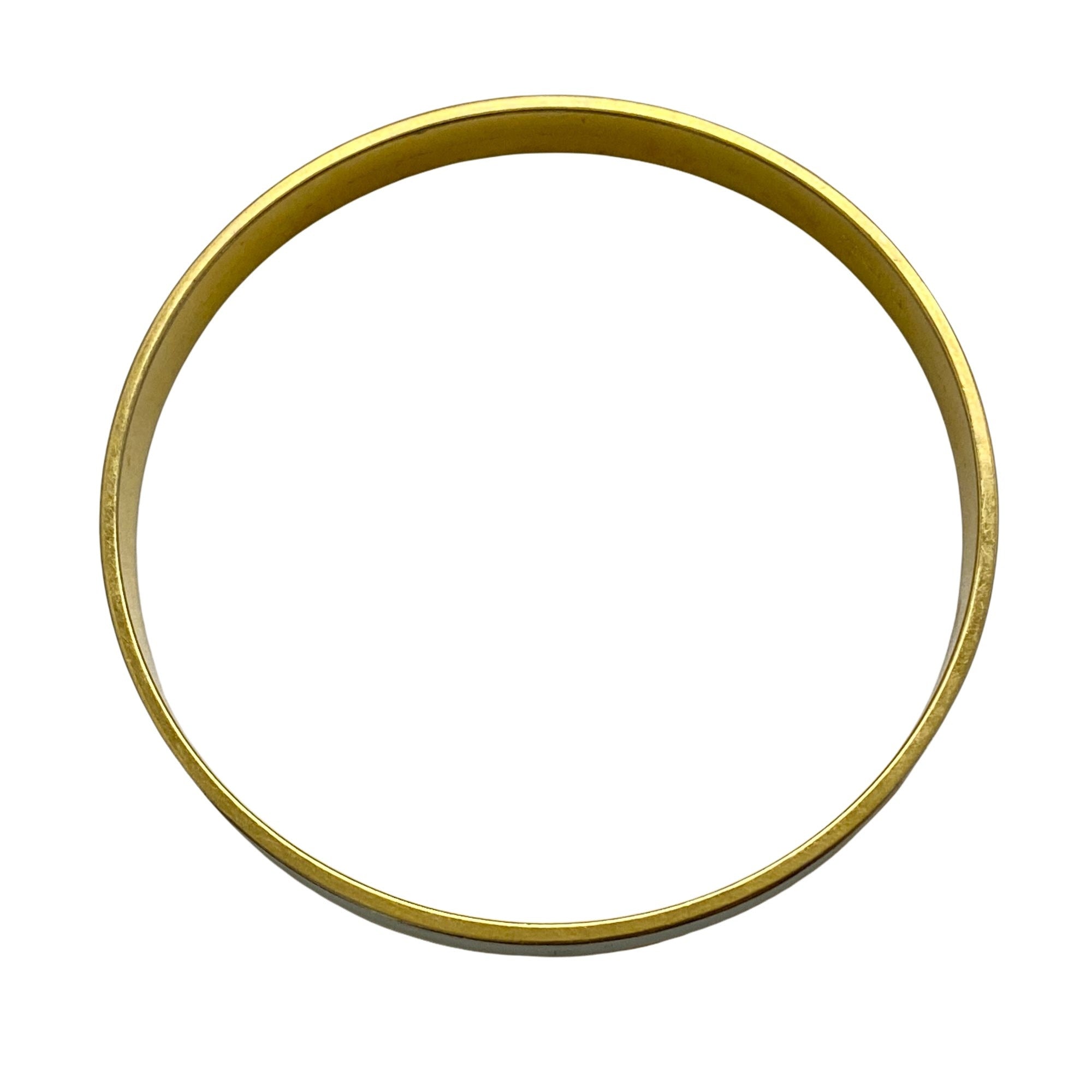 Vintage Monet Gold and Cream Enamel Bangle Bracelet by Monet - Vintage Meet Modern Vintage Jewelry - Chicago, Illinois - #oldhollywoodglamour #vintagemeetmodern #designervintage #jewelrybox #antiquejewelry #vintagejewelry