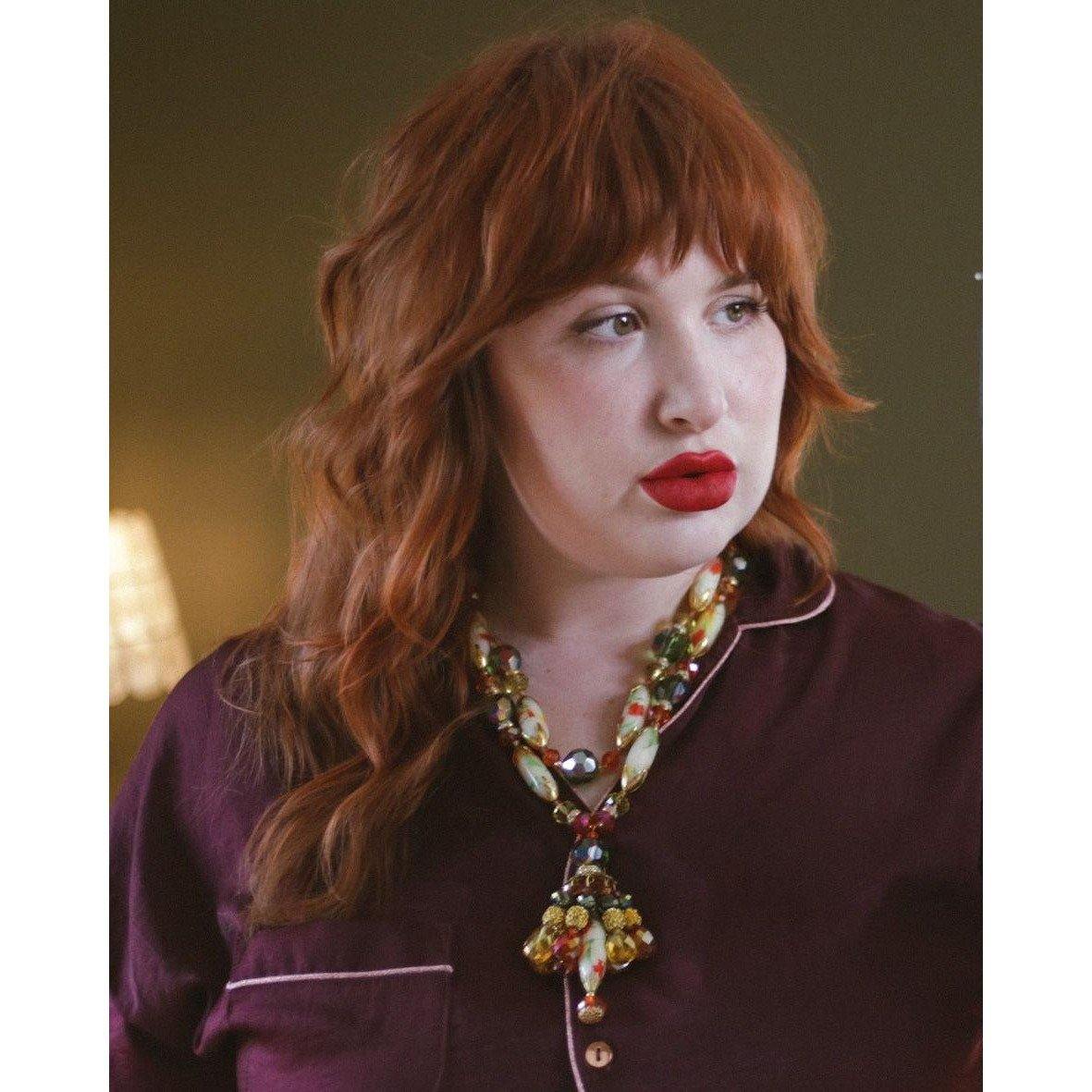 Vintage Vendome Art Glass Tassel Necklace by Vendome - Vintage Meet Modern Vintage Jewelry - Chicago, Illinois - #oldhollywoodglamour #vintagemeetmodern #designervintage #jewelrybox #antiquejewelry #vintagejewelry