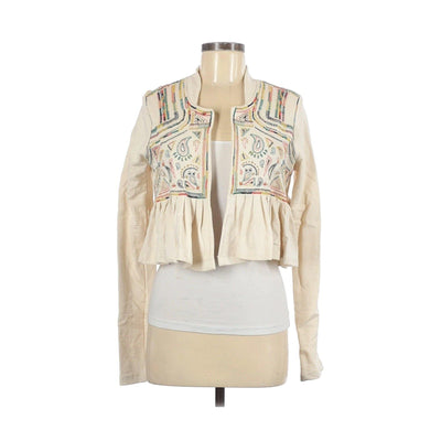 Link Crean Jacket with Colorful Embroidery Details Jacket by Lilka - Vintage Meet Modern Vintage Jewelry - Chicago, Illinois - #oldhollywoodglamour #vintagemeetmodern #designervintage #jewelrybox #antiquejewelry #vintagejewelry