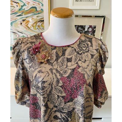 Anthropologie Marie Sequined Blouse by Anthropologie - Vintage Meet Modern Vintage Jewelry - Chicago, Illinois - #oldhollywoodglamour #vintagemeetmodern #designervintage #jewelrybox #antiquejewelry #vintagejewelry