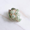 Vintage White Grape Brooch with Green Rhinestones by Unsigned Beauty - Vintage Meet Modern Vintage Jewelry - Chicago, Illinois - #oldhollywoodglamour #vintagemeetmodern #designervintage #jewelrybox #antiquejewelry #vintagejewelry