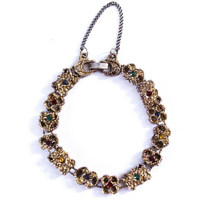 Vintage Victorian Revival Slide Bracelet by Unsigned Beauty - Vintage Meet Modern Vintage Jewelry - Chicago, Illinois - #oldhollywoodglamour #vintagemeetmodern #designervintage #jewelrybox #antiquejewelry #vintagejewelry