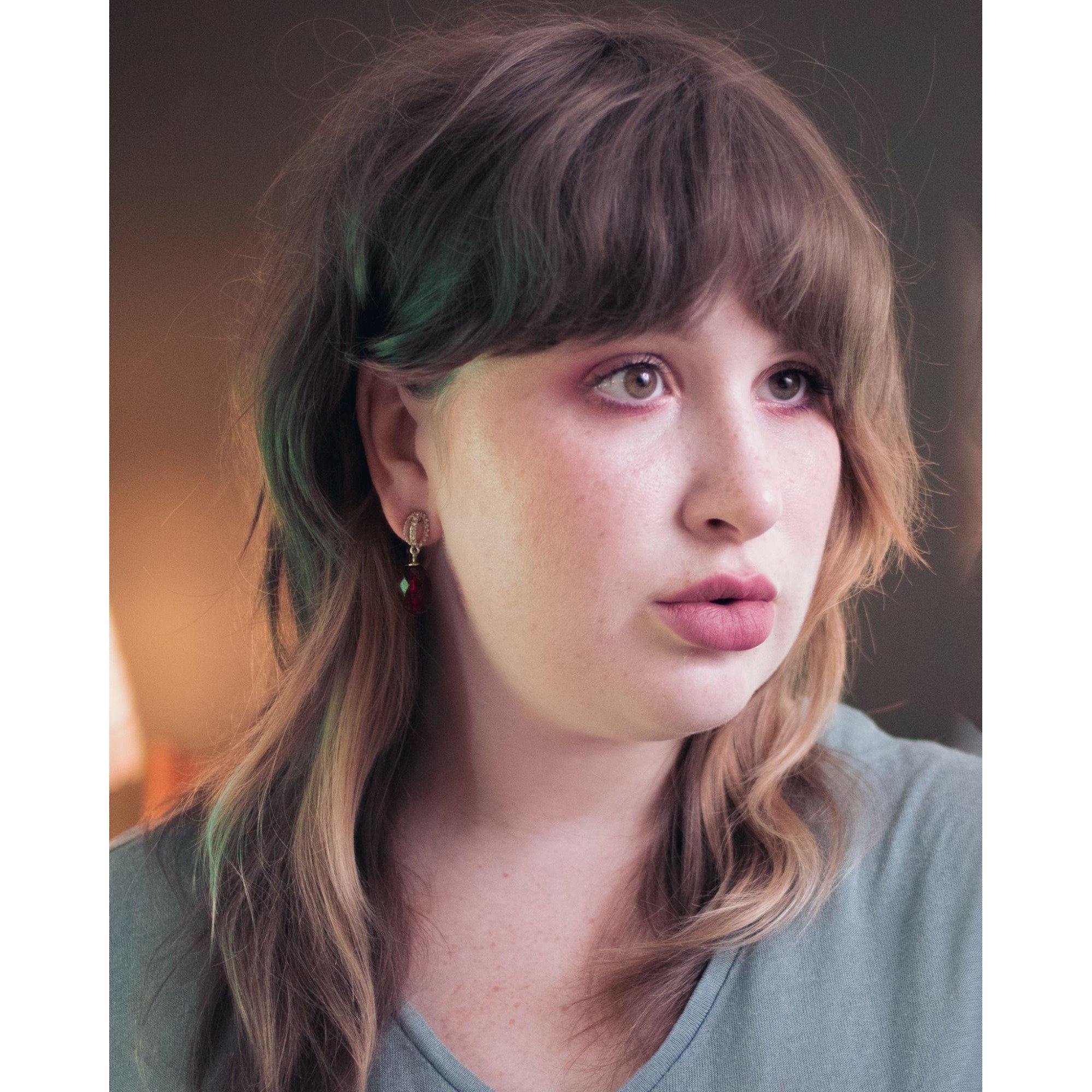 Vintage Faceted Cranberry Crystal and Rhinestone Dangling Earrings by Unsigned Beauty - Vintage Meet Modern Vintage Jewelry - Chicago, Illinois - #oldhollywoodglamour #vintagemeetmodern #designervintage #jewelrybox #antiquejewelry #vintagejewelry