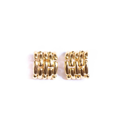 Vintage Givenchy Couture Chunky Gold Chain Earrings by Givenchy - Vintage Meet Modern Vintage Jewelry - Chicago, Illinois - #oldhollywoodglamour #vintagemeetmodern #designervintage #jewelrybox #antiquejewelry #vintagejewelry