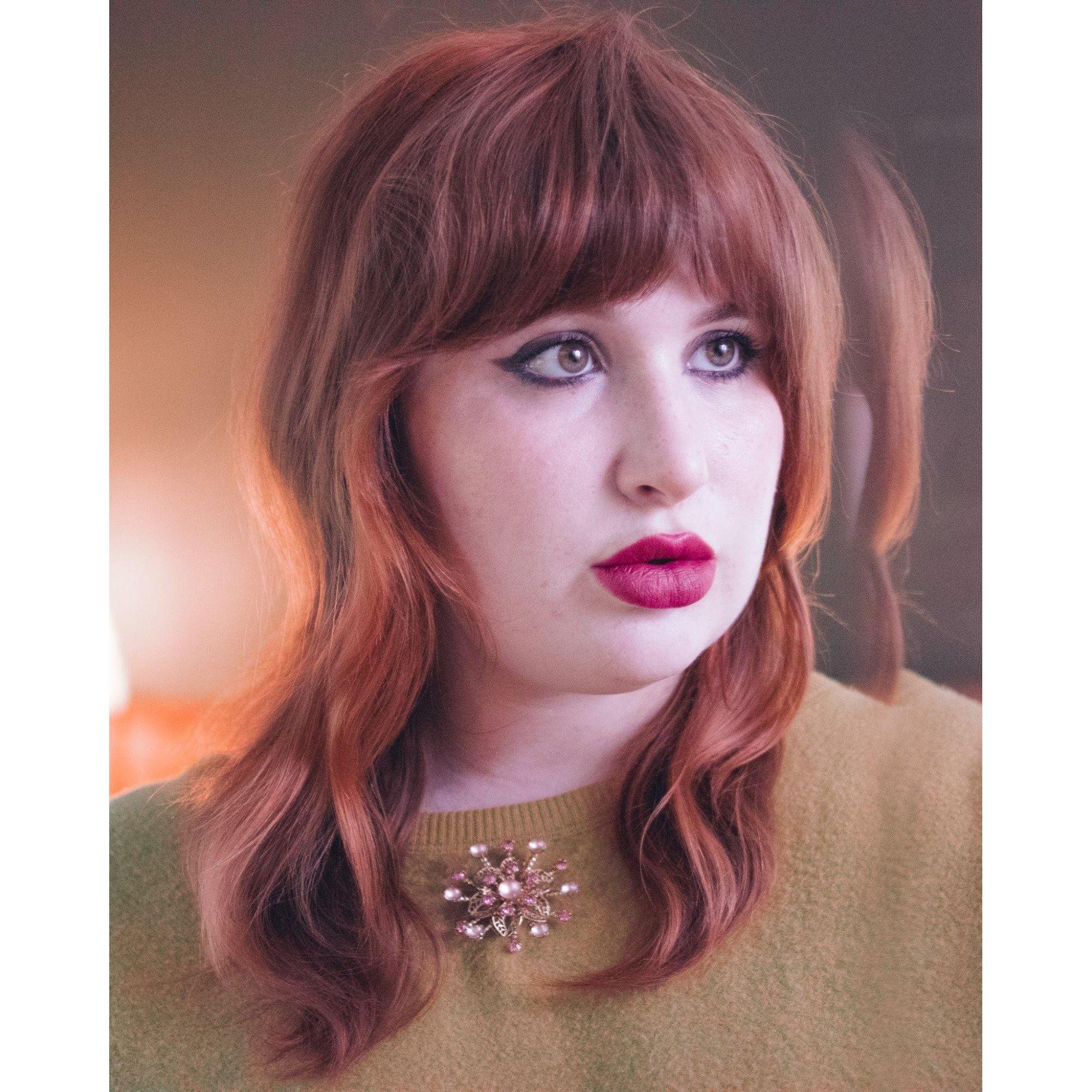 Vintage Pink Moonglow and Pink Rhinestones Pinwheel Brooch by Unsigned Beauty - Vintage Meet Modern Vintage Jewelry - Chicago, Illinois - #oldhollywoodglamour #vintagemeetmodern #designervintage #jewelrybox #antiquejewelry #vintagejewelry